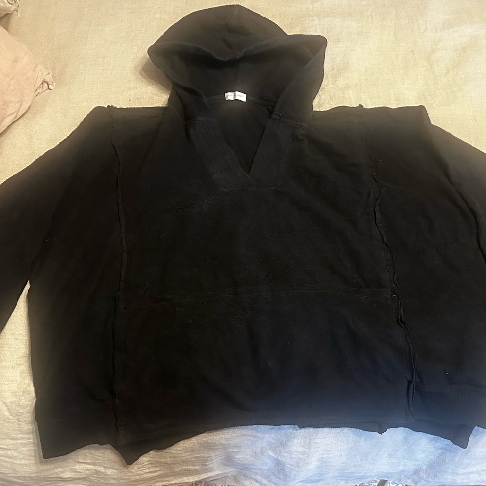 KRISTA LARSON Black KAHLO Hoodie Sweatshirt - Picture 2 of 3